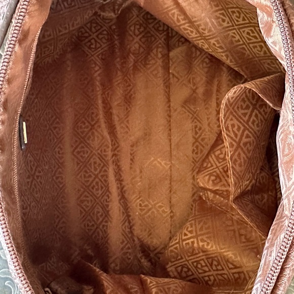 Rare Relic Vintage 1992 Brown Leather Handbag Purse - Adjustable Shoulder Strap - Picture 12 of 16